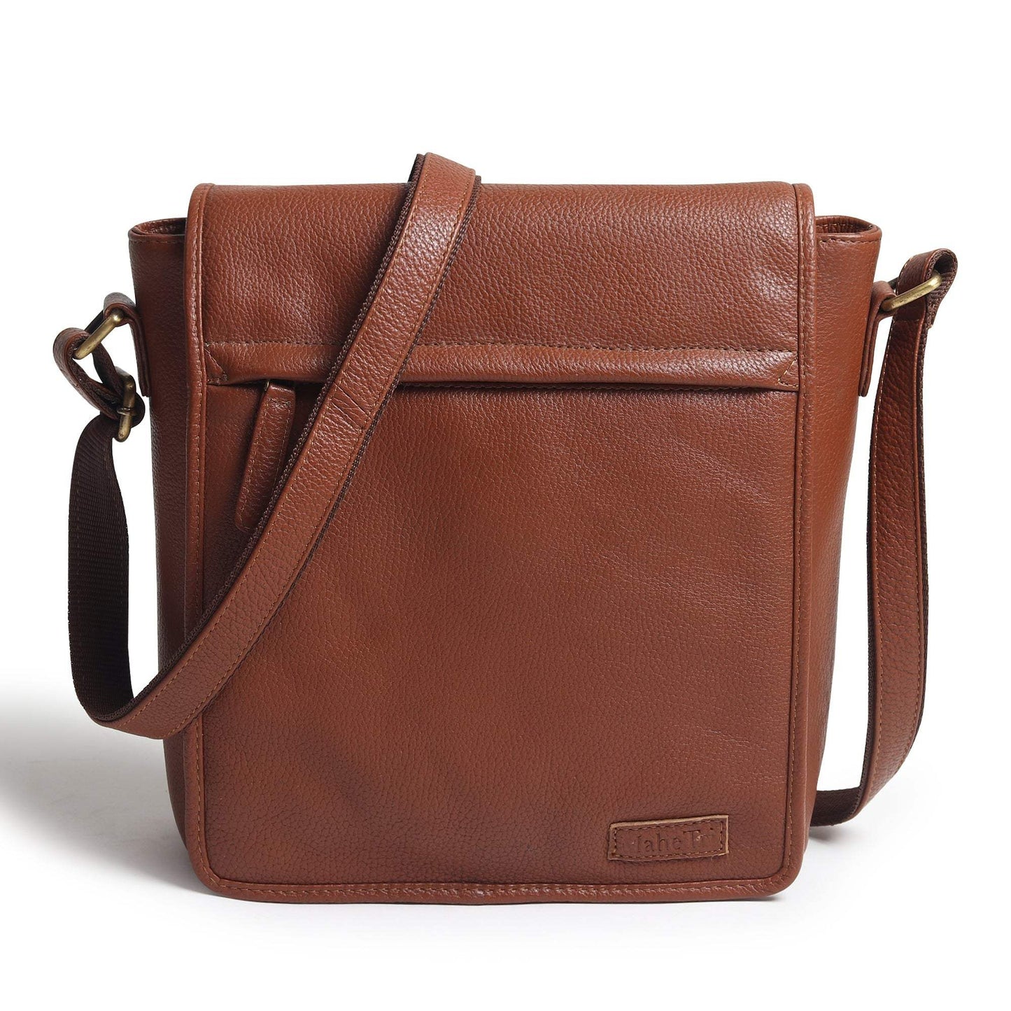 Leather Crossbody Bag for Travel Work - Classy Leather Bags - Flyclothing LLC