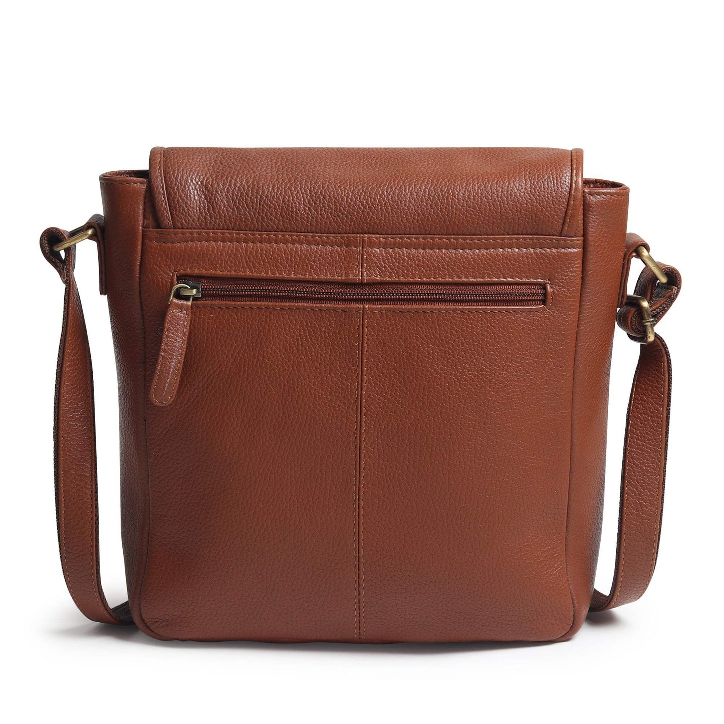 Leather Crossbody Bag for Travel Work - Classy Leather Bags - Flyclothing LLC