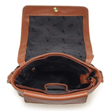 Leather Crossbody Bag for Travel Work - Classy Leather Bags - Flyclothing LLC