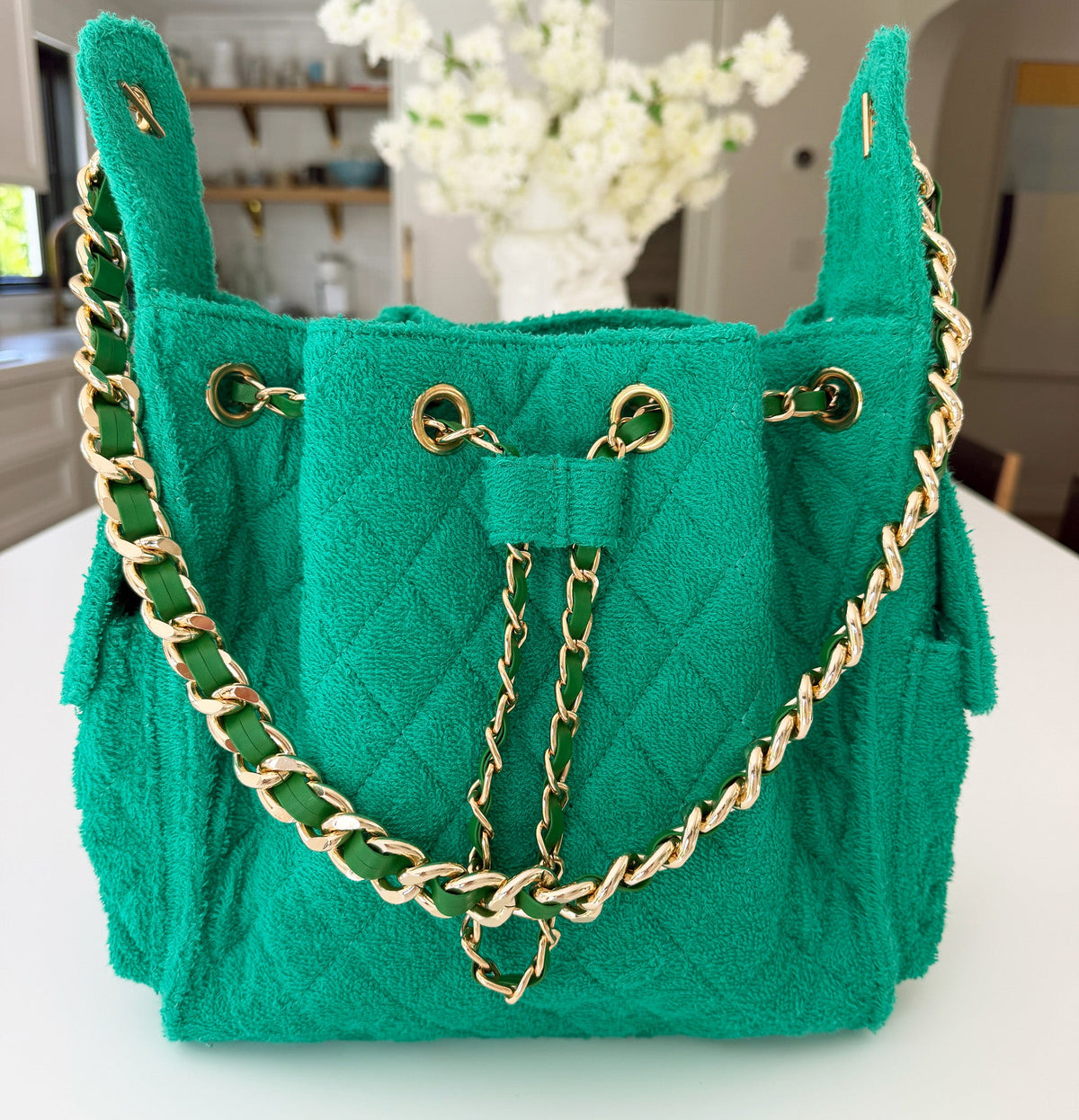 Bayshore Bucket Bag Small - Kelly Green - BEACH HAUS - Flyclothing LLC