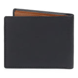 Black Minimal Contrast Wallet - Classy Leather Bags - Flyclothing LLC