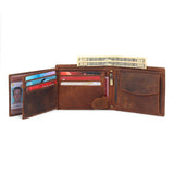 Buffalo Leather Men's Wallet - Hunter - Classy Leather Bags - Flyclothing LLC