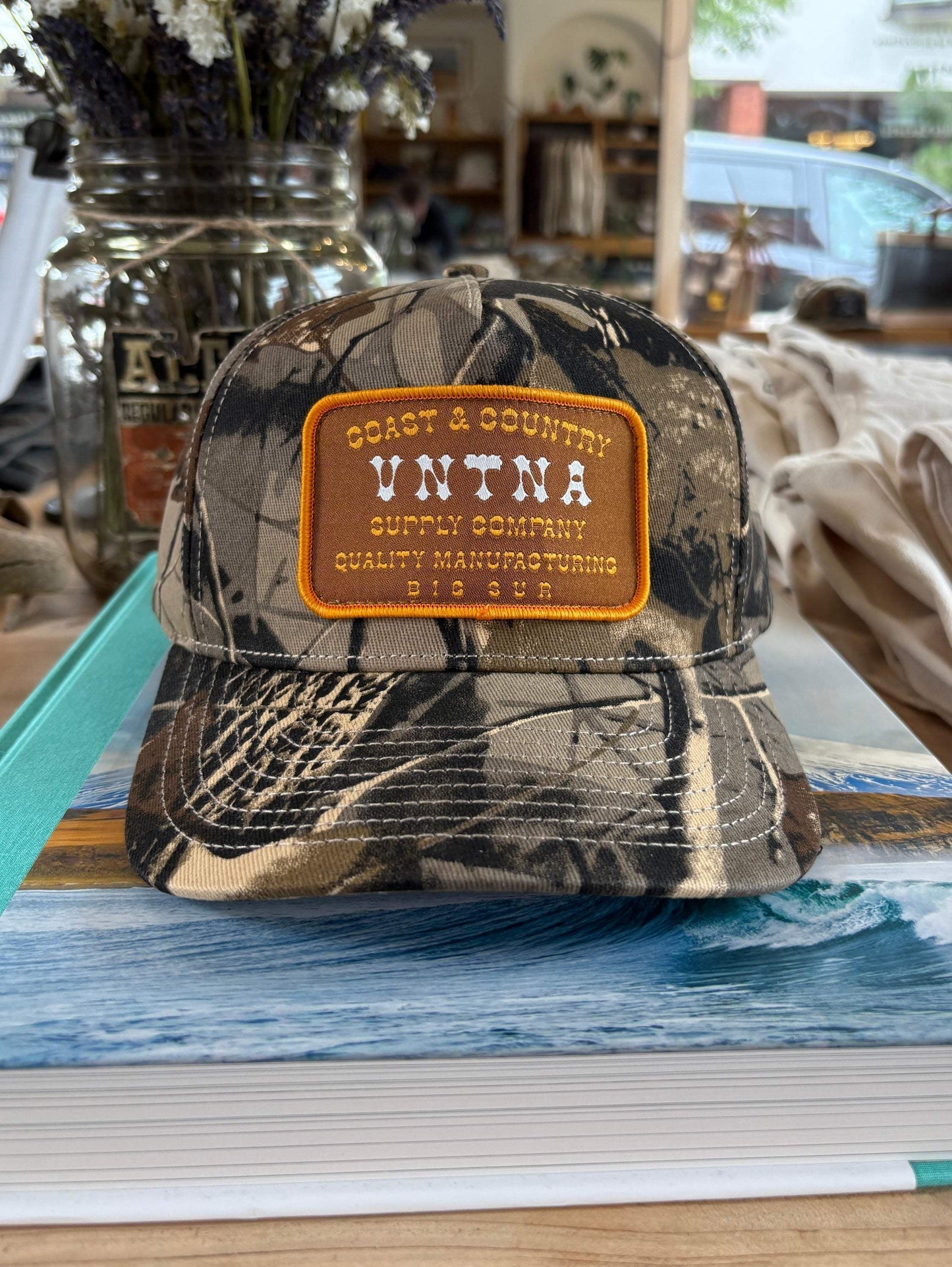 C+C VNTNA 5 Panel Hat in Camo