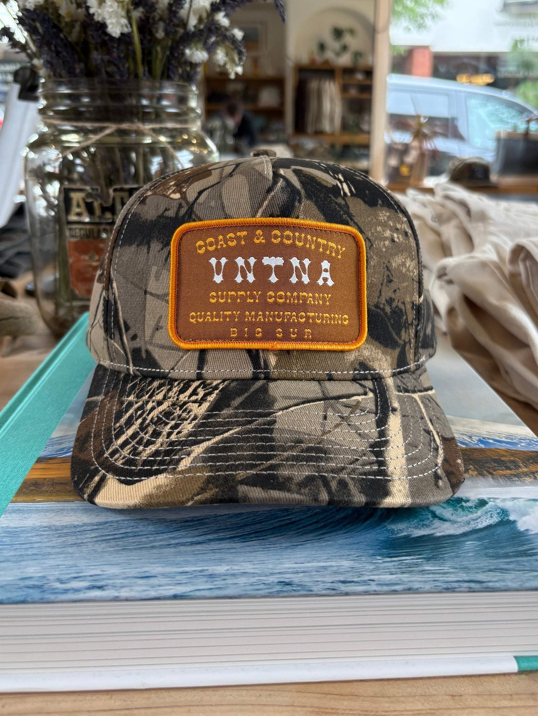 C+C VNTNA 5 Panel Hat in Camo