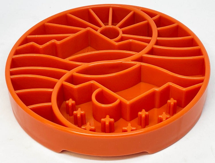 Sun and Moon eTray - Shallow Slow Feeder Dog Bowl for Enrichment | USA Made - SodaPup/True Dogs, LLC - Flyclothing LLC