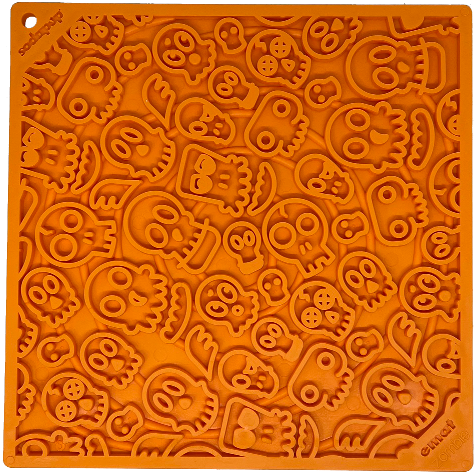 Zombie eMat - Enrichment Lick Mat for Dogs and Cats | Halloween Skull Design | SodaPup - SodaPup/True Dogs, LLC - Flyclothing LLC