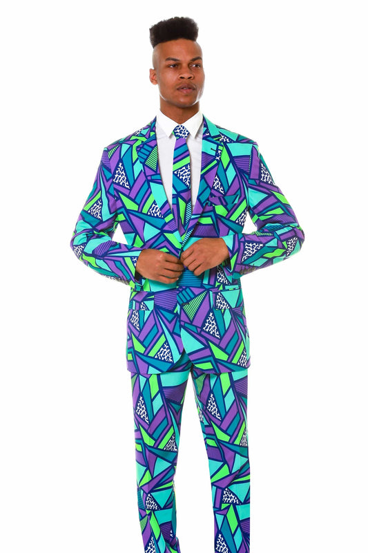 The Le Tootski | Neon Rave Suit - Shinesty