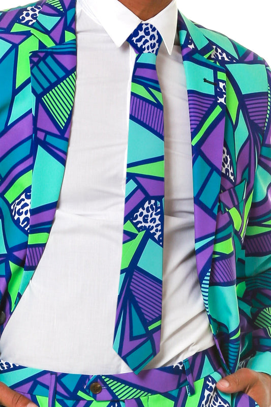 The Le Tootski | Neon Rave Tie - Shinesty