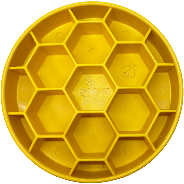 Honeycomb eBowl Deep Slow Feeder Dog Bowl for Enrichment | USA Made - SodaPup/True Dogs, LLC - Flyclothing LLC