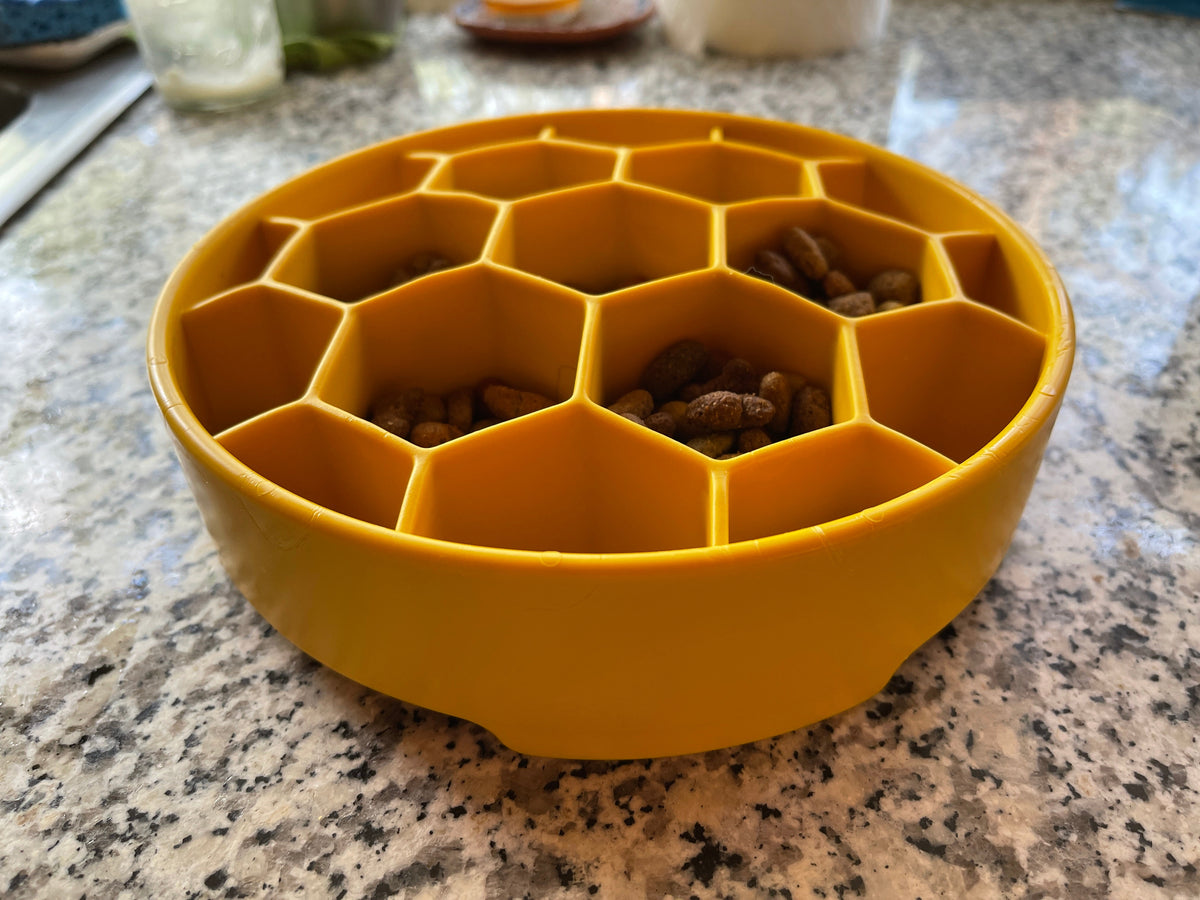 Honeycomb eBowl Deep Slow Feeder Dog Bowl for Enrichment | USA Made - SodaPup/True Dogs, LLC - Flyclothing LLC