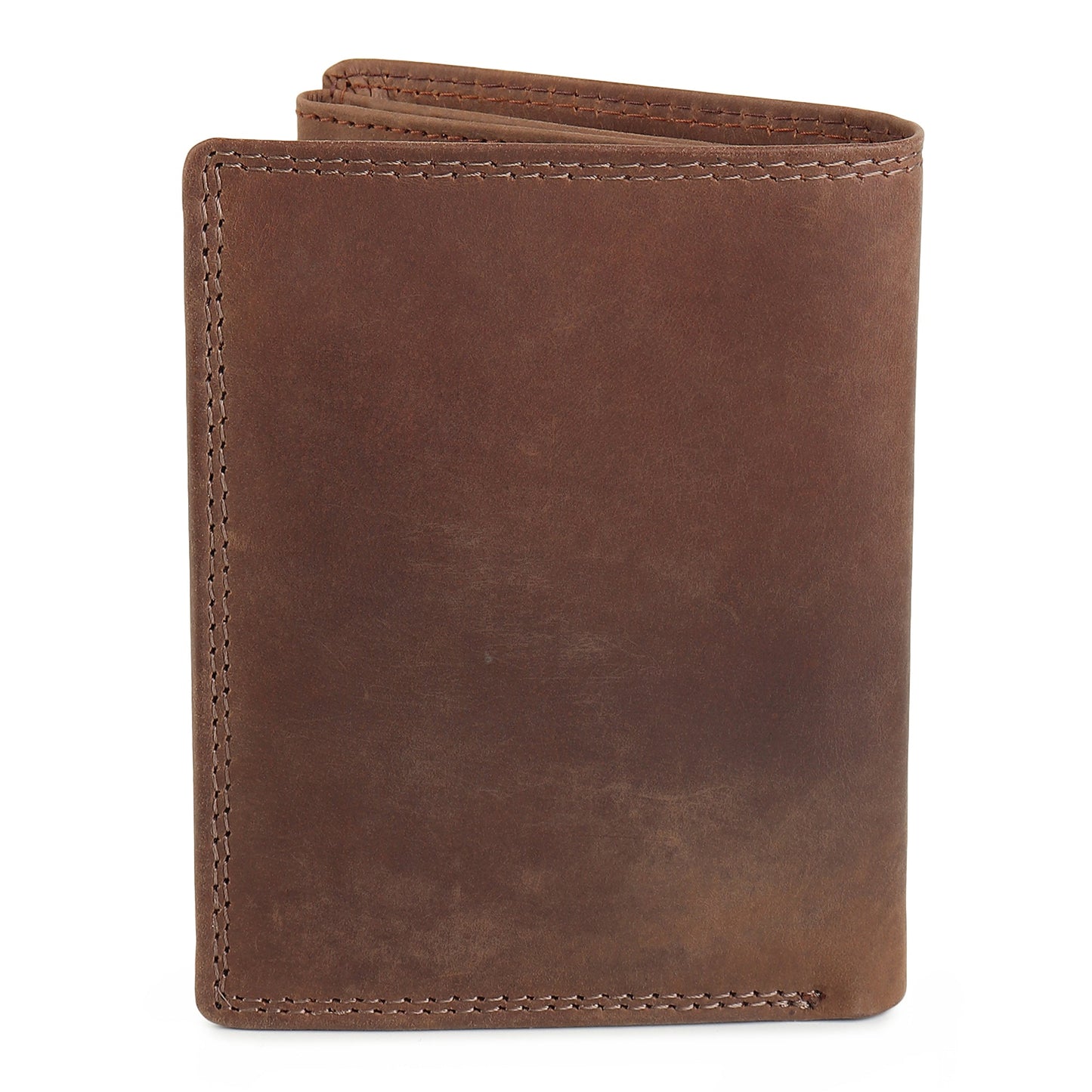 Buffalo Leather Men's Wallet - Vertical - Classy Leather Bags - Flyclothing LLC