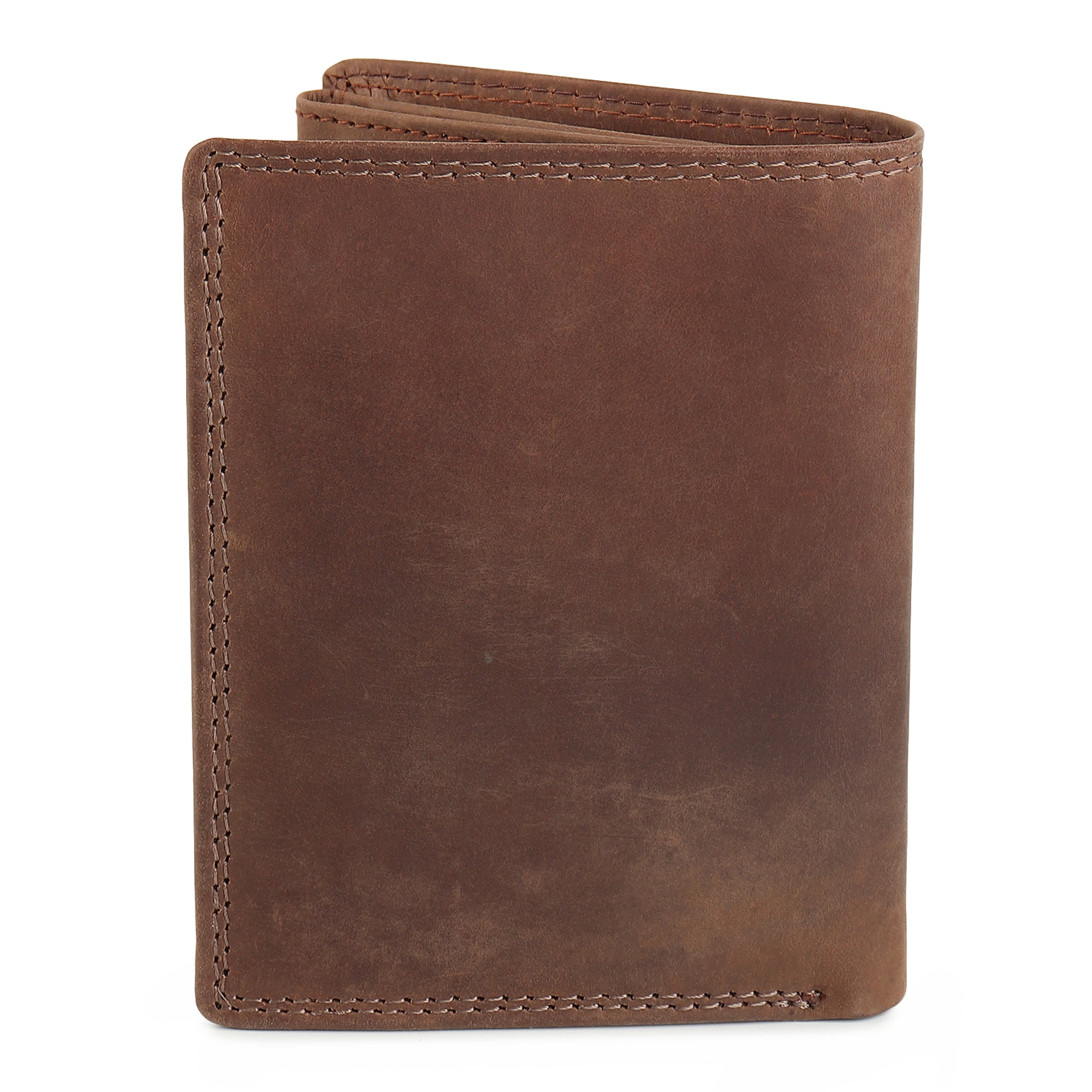 Buffalo Leather Men's Wallet - Vertical - Classy Leather Bags - Flyclothing LLC