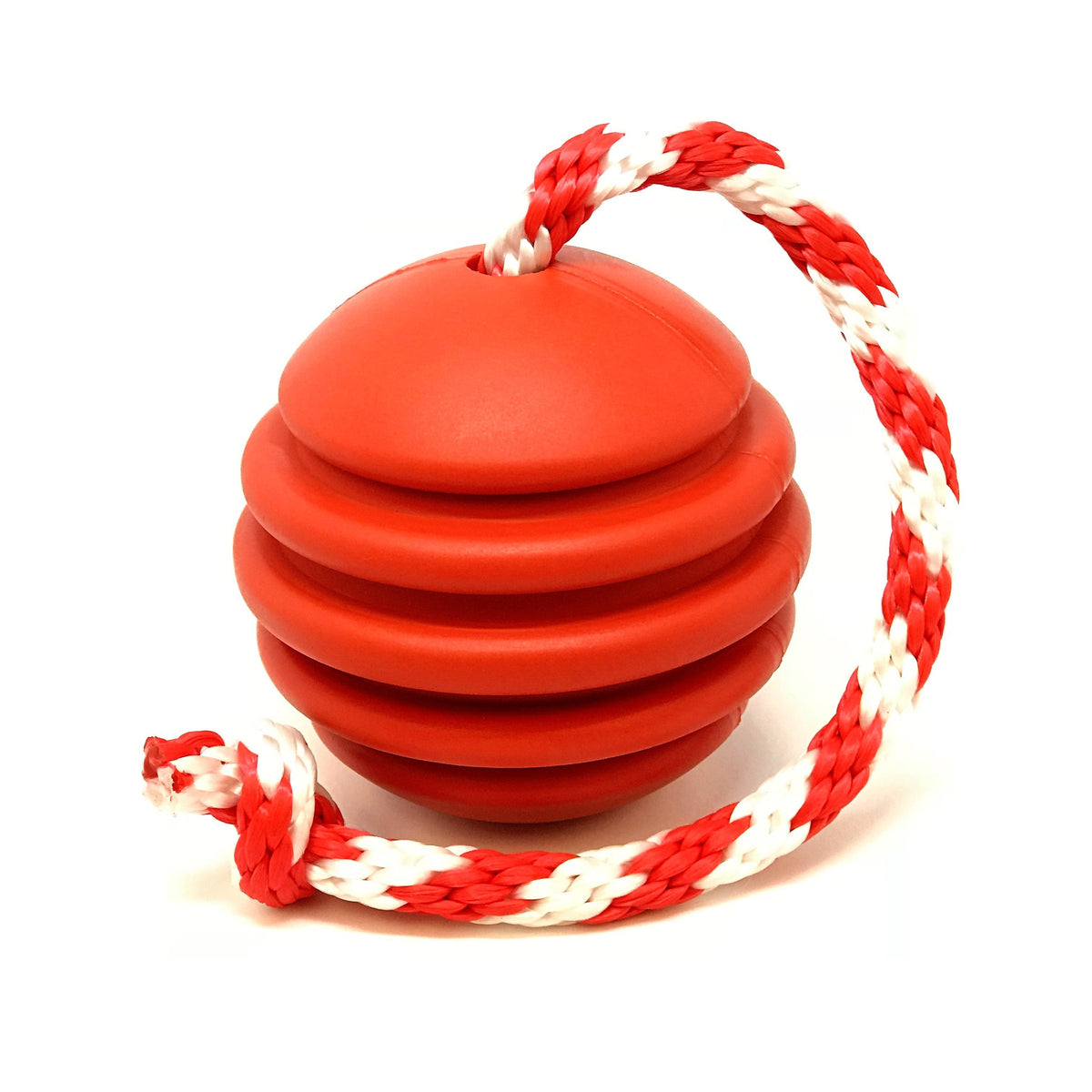 USA-K9 Stars and Stripes Rubber Dog Toy | K9 Handler Reward Toy | Red | USA Made - SodaPup/True Dogs, LLC - Flyclothing LLC