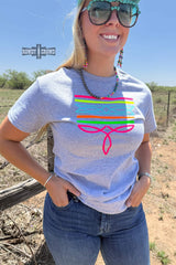 DS GRAY- Neon Boot Stitch Tee