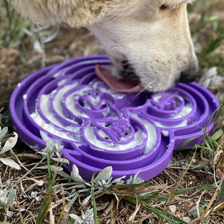 Water Frog eTray - Shallow Slow Feeder Dog Bowl for Enrichment | USA Made - SodaPup/True Dogs, LLC - Flyclothing LLC