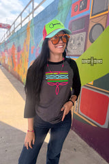 DS Neon Boot Stitch Raglan