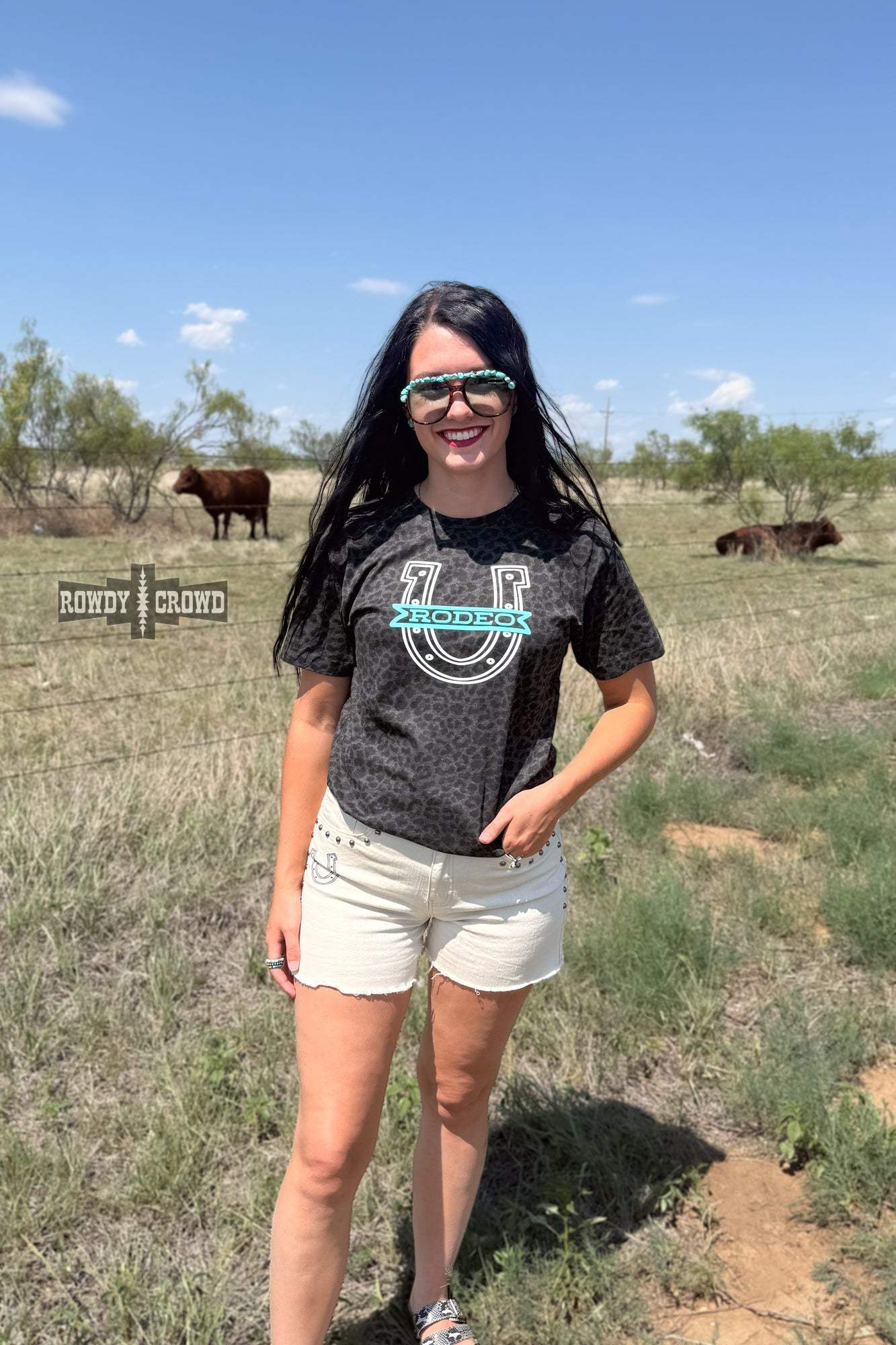 DS TURQUOISE Lucky Rodeo Tee