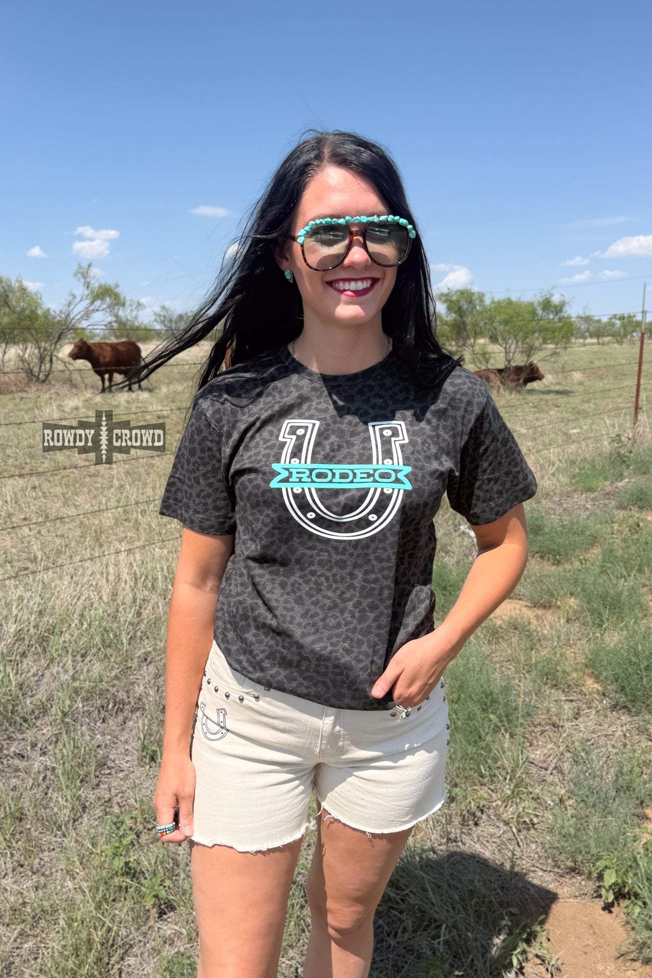 DS TURQUOISE Lucky Rodeo Tee