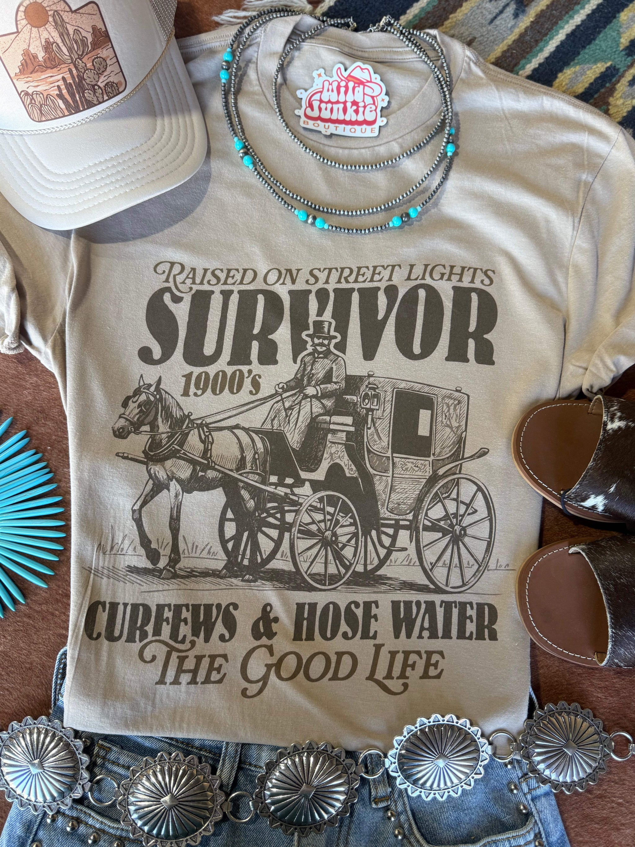 1900's Survivor Graphic Tee - Wild Junkie - Flyclothing LLC