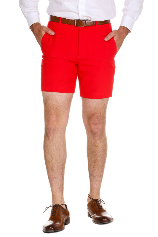 The Red Rockets | Red Suit Shorts - Shinesty