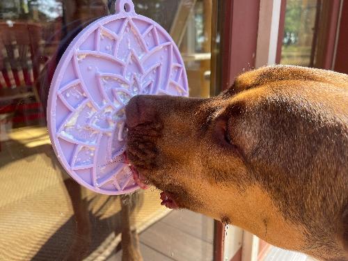 Lotus Design emat - Enrichment Lick Mat For Dogs and Cats - With Suction Cups | USA Made - SodaPup/True Dogs, LLC - Flyclothing LLC