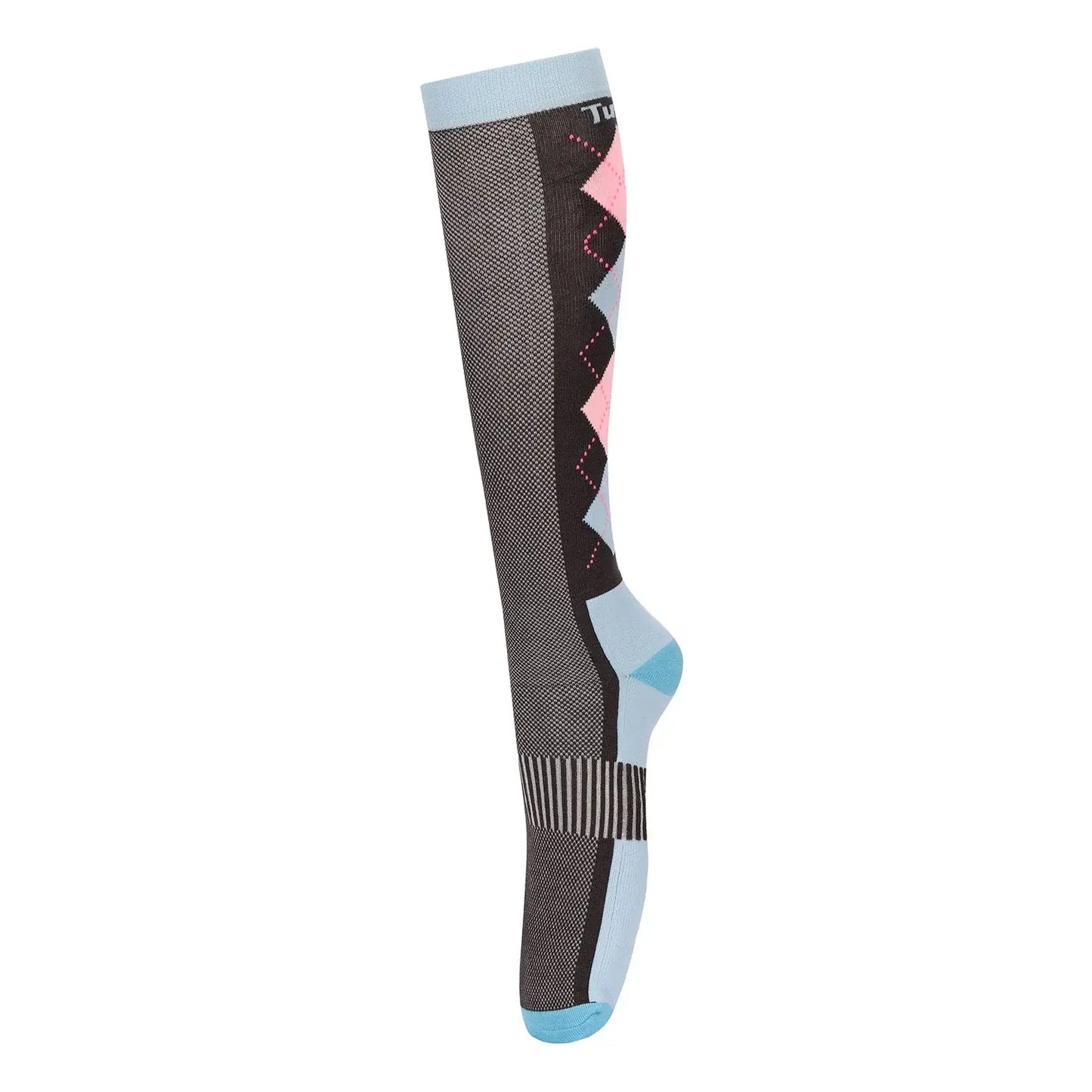 TuffRider NEON VENTILATED ARGYLE SOCKS - Breeches.com - Flyclothing LLC