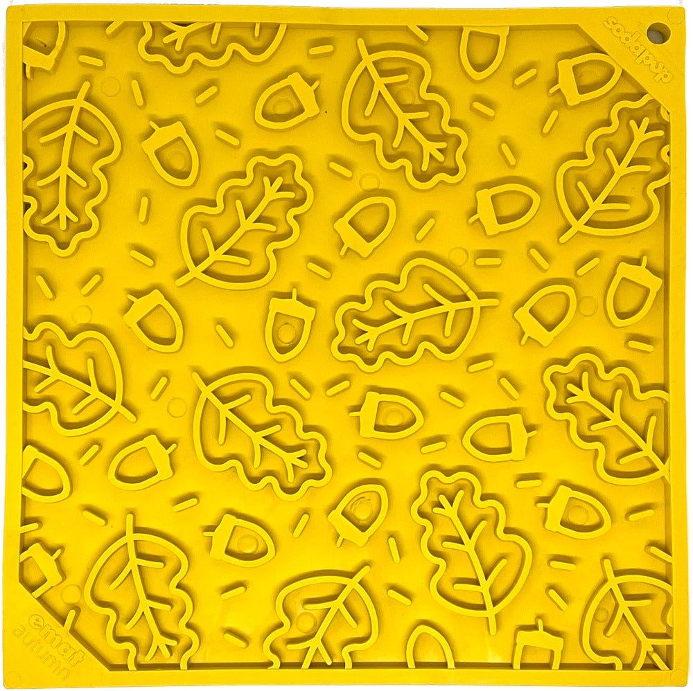 Autumn eMat - Enrichment Lick Mat For Dogs and Cats| Fall Leaves Design | SodaPup - SodaPup/True Dogs, LLC - Flyclothing LLC