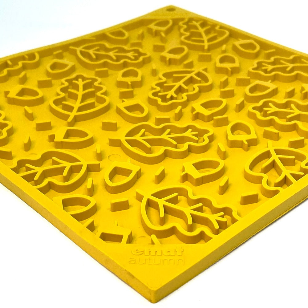 Autumn eMat - Enrichment Lick Mat For Dogs and Cats| Fall Leaves Design | SodaPup - SodaPup/True Dogs, LLC - Flyclothing LLC