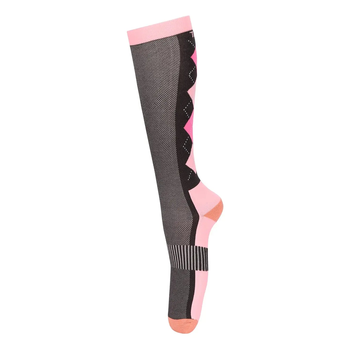 TuffRider NEON VENTILATED ARGYLE SOCKS - Breeches.com - Flyclothing LLC