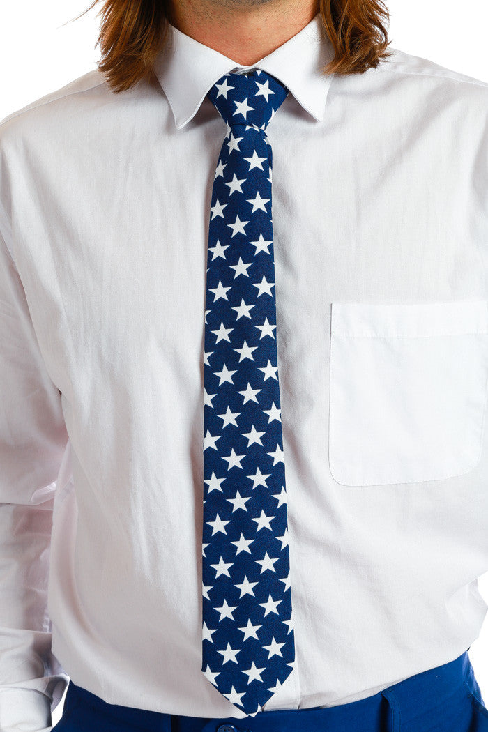 The Van Buren | Stars And Stripes Ties By Opposuits - Shinesty - Flyclothing LLC