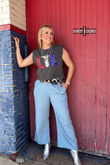 DS Red, White & Boots Tank