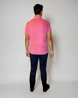 Pocket Polo Shirt - Pink - Buki - Flyclothing LLC