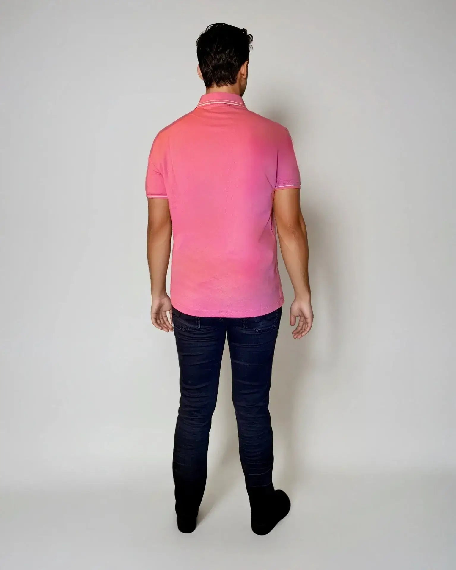 Pocket Polo Shirt - Pink - Buki - Flyclothing LLC