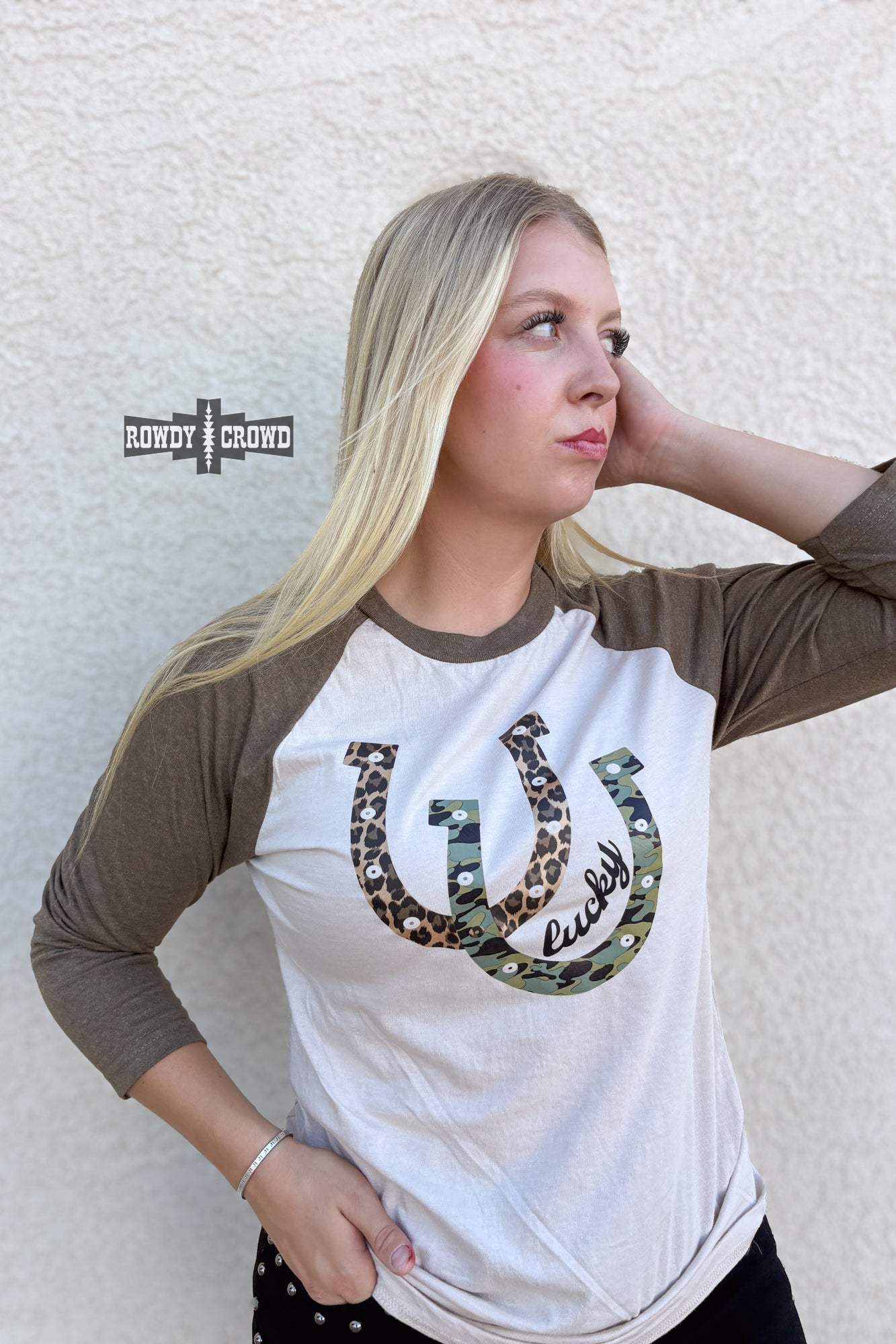DS Lucky Horseshoe RAGLAN