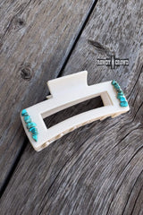 DS Turquoise Mess Hair Clip