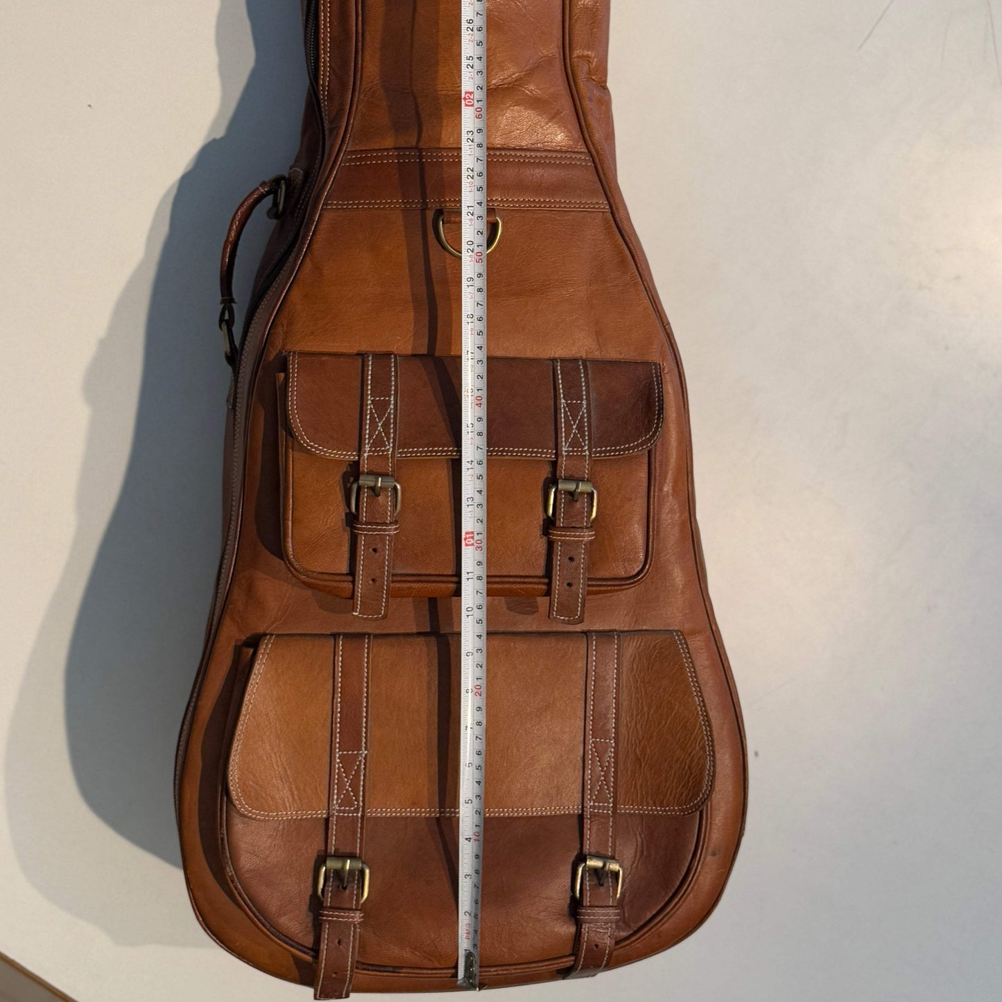 Personalized Leather Guitar Case - Classy Leather Bags - Flyclothing LLC