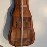 Personalized Leather Guitar Case - Classy Leather Bags - Flyclothing LLC