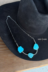 DS Turquoise Tres Necklace
