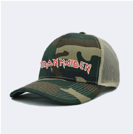 Iron Maiden Camo Trucker Hat - Iron Maiden