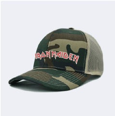 Iron Maiden Camo Trucker Hat - Iron Maiden