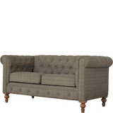 Multi Tweed 2 Seat Chesterfield - Artisan Furniture - Flyclothing LLC