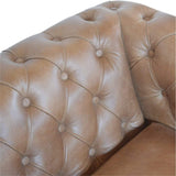 Buffalo Leather Chesterfield - Artisan Furniture - Flyclothing LLC