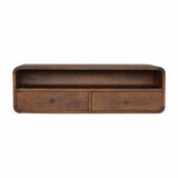 Floating Chestnut Open Console - Artisan Furniture