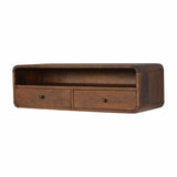 Floating Chestnut Open Console - Artisan Furniture
