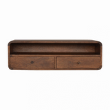 Floating Chestnut Open Console - Artisan Furniture - Flyclothing LLC