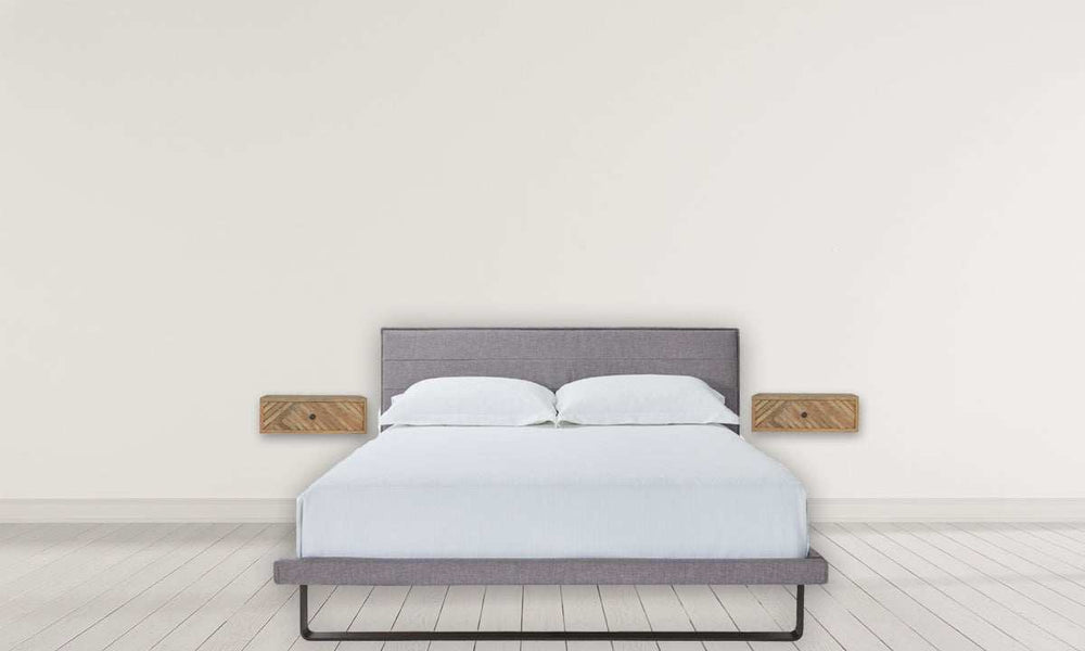 Floating Line Carved Nightstand - Artisan Furniture - Flyclothing LLC