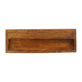 Floating Chestnut Brass Bedside - Artisan Furniture - Flyclothing LLC