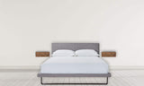 Floating Chestnut Brass Bedside - Artisan Furniture - Flyclothing LLC