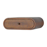 Wall Mounted Round Chestnut Bedside - Artisan Furniture - Flyclothing LLC