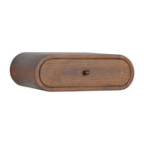 Wall Mounted Round Chestnut Bedside - Artisan Furniture - Flyclothing LLC